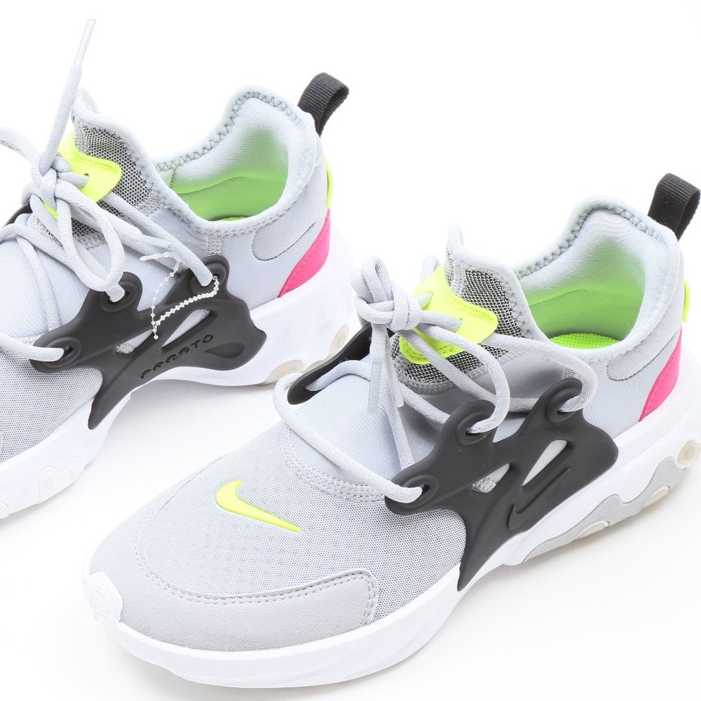 Nike React Presto BQ4002-004 Gray / White 8.5